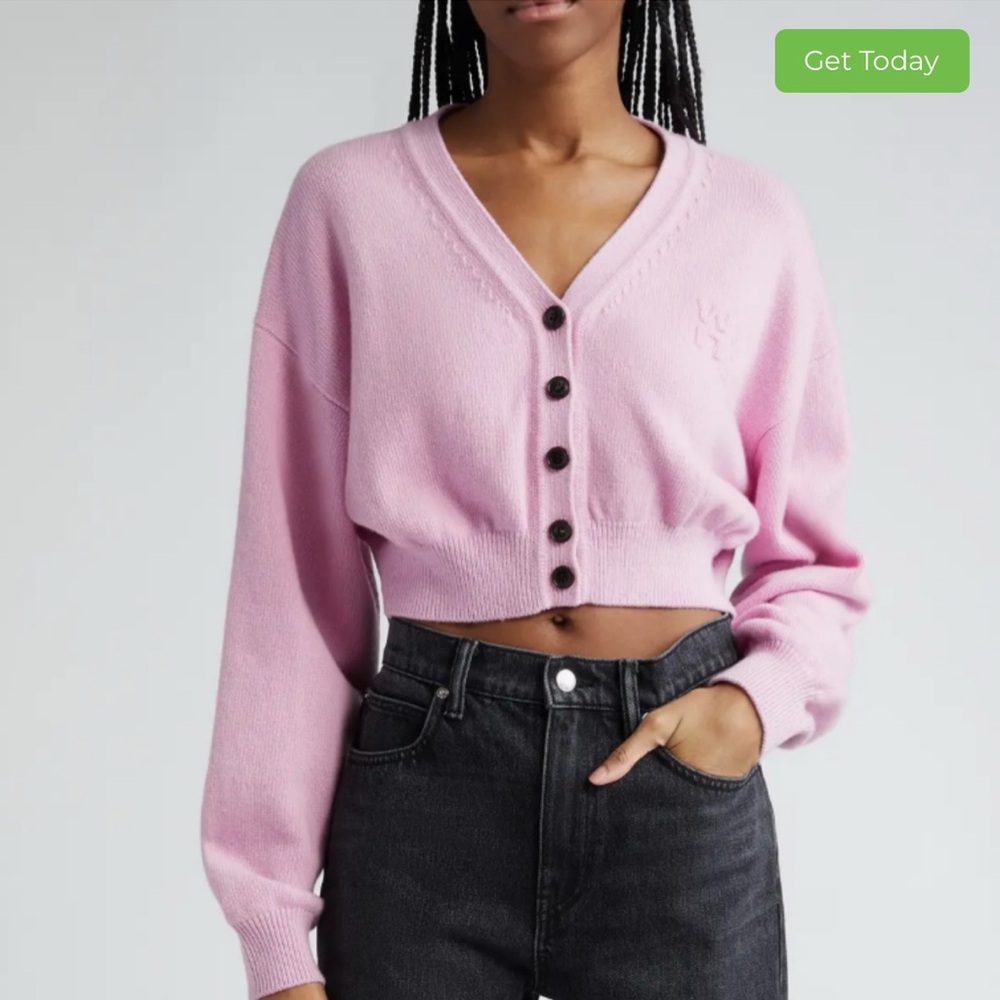 Alexander wang cropped cardigan